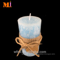 Experienced Supplier Home Use Light Blue Vanilla Flavor Assorted Sizes COUNTRY STYLE Pillar Candles Cheap Bulk